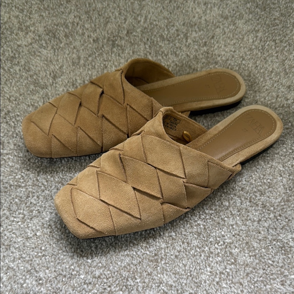 Zara Woven Mules